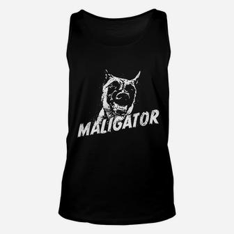 Maligator Belgian Malinois Hund Dog Fun Gift Unisex Tank Top - Seseable