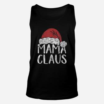 Mama Claus Christmas Costume Gift Santa Matching Family Xmas Unisex Tank Top - Seseable