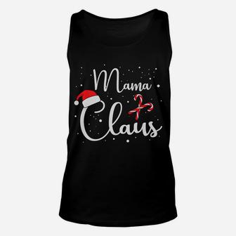 Mama Claus Matching Family Christmas Gif Unisex Tank Top - Seseable