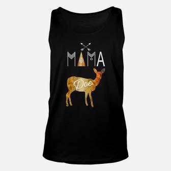 Mama Deer Tribal Family Christmas Camping Doe Tee Unisex Tank Top - Seseable