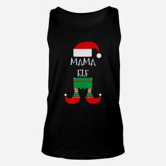 Mama Elf Christmas Matching Costume Unisex Tank Top - Seseable