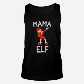 Mama Elf Matching Family Christmas Pajama Xmas Gift Unisex Tank Top - Seseable