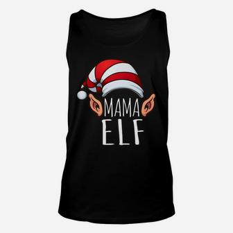 Mama Elf Squad Christmas Matching Family Holiday Gift Unisex Tank Top - Seseable