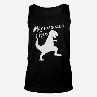 Mama Saurus Rex Family Dinosaur Christmas Pajamas Unisex Tank Top - Seseable