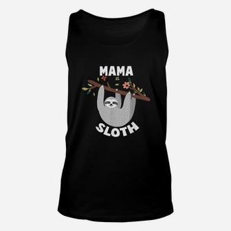 Mama Sloth Matching Family Cute Mothers Day Gift Unisex Tank Top - Seseable