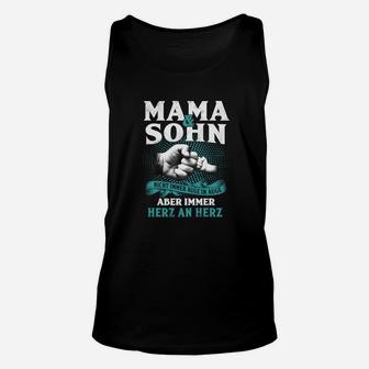 Mama Sohn Liebe Unisex TankTop für Herren, Hand in Hand Herz-Design - Seseable