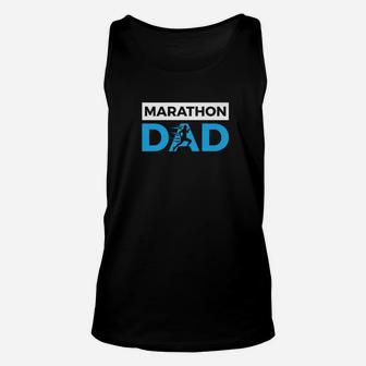 Marathon Dad Funny Sport Running Fathers Day Gift Unisex Tank Top - Seseable