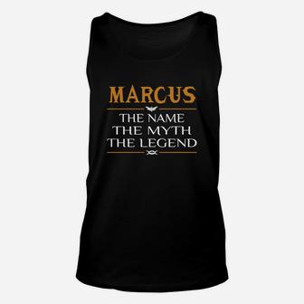 Marcus Legend Name Marcus Unisex Tank Top - Seseable