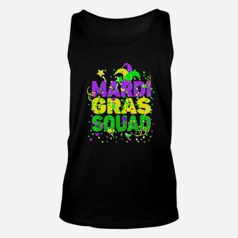 Mardi Gras Squad Party Costume Outfit Funny Mardi Gras Unisex Tank Top - Seseable