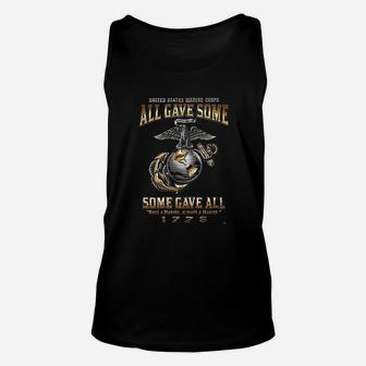 Marine Corps All Gave Some Unisex Tank Top - Seseable