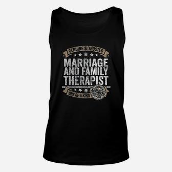 Marriage And Family Therapist Profession Job Unisex Tank Top - Seseable