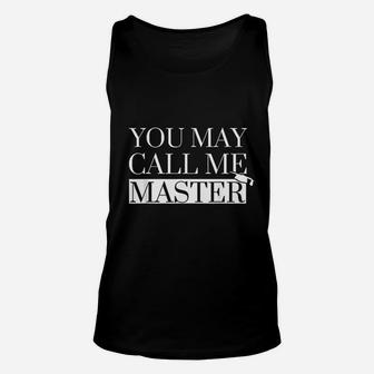 Master Degree Graduation Gifts Funny Call Me Master Ms Ma Unisex Tank Top - Seseable