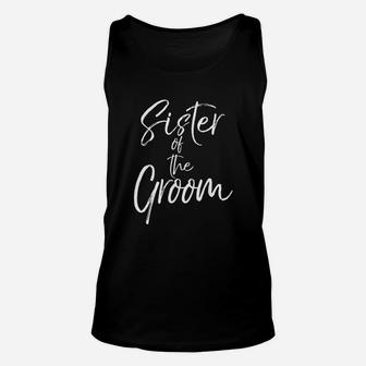 Matching Bridal Party Gifts For Family Sister Of The Groom Unisex Tank Top - Seseable