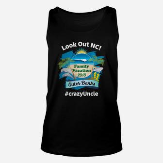 Matching Family Vacation 2018 Outer Banks Nc Uncle Unisex Tank Top - Seseable
