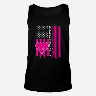Medical Assistant American Flag Medical Assistant Unisex Tank Top - Seseable