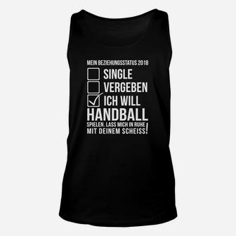 Mein Beziehungsstatus 2018 Handball TankTop - Seseable