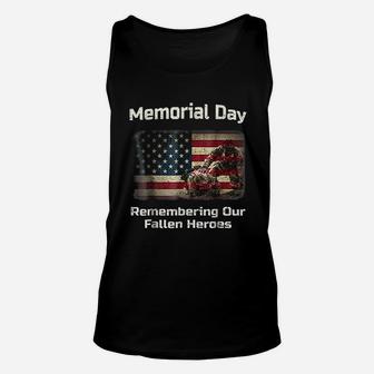 Memorial Day Remembering Our Fallen Heroes Unisex Tank Top - Seseable