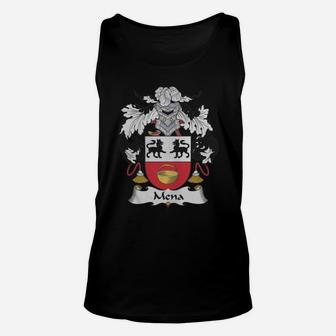 Mena Family Crest Spanish Family Crests Unisex Tank Top - Seseable