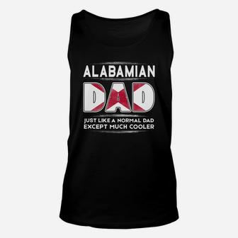 Mens Alabama Dad Is Cooler Promoted To Daddy Unisex Tank Top - Seseable