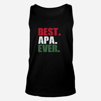 Mens Best Apa Ever Shirt Proud Hungarian Dad Fathers Day Gifts Premium Unisex Tank Top - Seseable