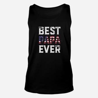Mens Best Golf Papa Ever Golf Dad Shirt Fathers Day Gift Unisex Tank Top - Seseable