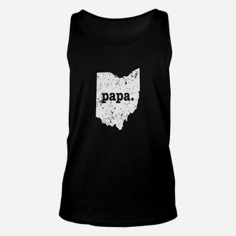 Mens Best Papa Shirt Ohio T Shirt Funny Grandpa Shirt Unisex Tank Top - Seseable