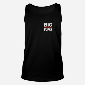 Mens Big Poppa Hip Hop Dad Fathers Day Unisex Tank Top - Seseable