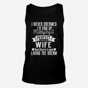 Mens Christmas Gift For Husband From Wife - Romantic Shirt Unisex Tank Top - Seseable