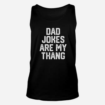 Mens Christmas Gift For Men Funny Dad Jokes Father Papa Unisex Tank Top - Seseable
