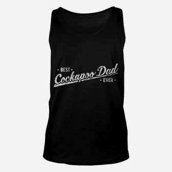 Mens Cockapoo Dad Funny Dog Gift For Owner From Dog To Dad Unisex Tank Top - Seseable