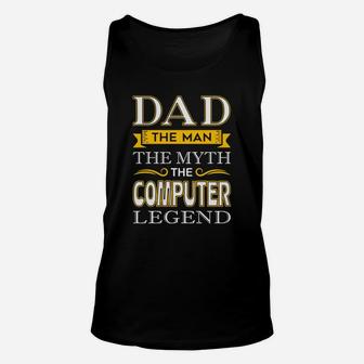 Mens Computer Dad Shirts Gifts For Dad Unisex Tank Top - Seseable