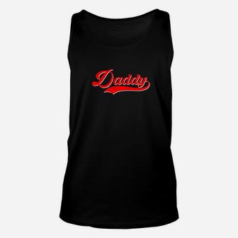 Mens Daddy Classic Baseball Fathers Day Dad Men Gift Unisex Tank Top - Seseable