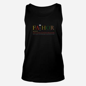 Mens Fathor Like A Dad Just Way Mightier Fathers Day Premium Unisex Tank Top - Seseable