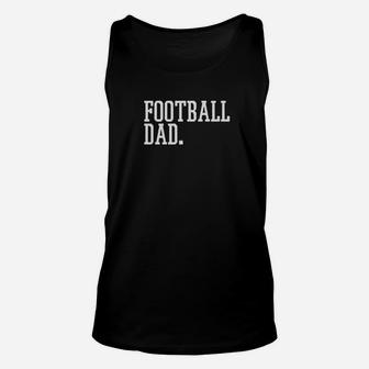 Mens Football Dad Father Men Gift Mesh Athletic Papa Unisex Tank Top - Seseable
