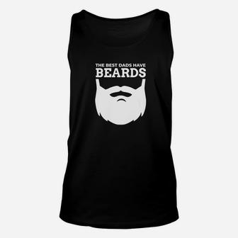 Mens Funny Beard Saying Gift For Dads Fathers Day Unisex Tank Top - Seseable