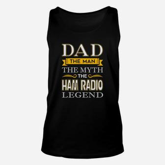 Mens Ham Radio Dad Shirts Gifts For Dads Fathers Day Unisex Tank Top - Seseable