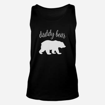 Mens Hoines Designs Daddy Bear, best christmas gifts for dad Unisex Tank Top - Seseable