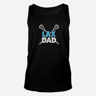 Mens Lax Lacrosse Dad Father Day Gift Premium Unisex Tank Top - Seseable