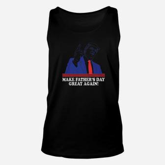 Mens Mens Make Fathers Day Great Again Fathers Day Gift Premium Unisex Tank Top - Seseable