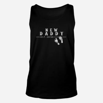 Mens Mens New Daddy Est 2018 New Dad Gift Unisex Tank Top - Seseable