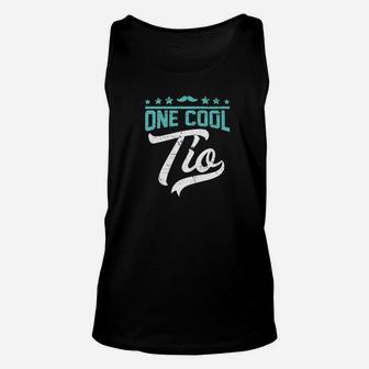 Mens One Cool Tio Uncle Fathers Day Gift Unisex Tank Top - Seseable