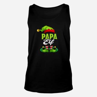 Mens Papa Elf Funny Merry Christmas Costume Gif Unisex Tank Top | Seseable CA