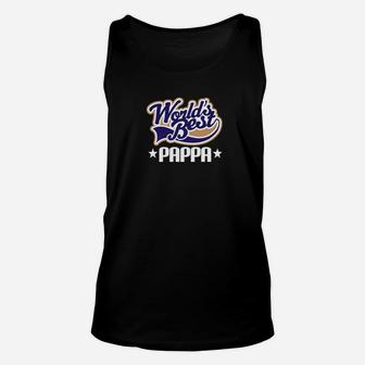 Mens Pappa Grandpa Dad Fathers Day Gift Premium Unisex Tank Top - Seseable