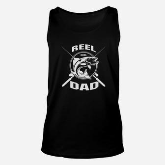 Mens Reel Cool Dad Shirt Fishing 2019 Fathers Day For Men Unisex Tank Top - Seseable