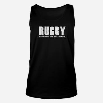 Mens Rugby For Rugby Dads On Fathers Day Rugby Premium Unisex Tank Top - Seseable