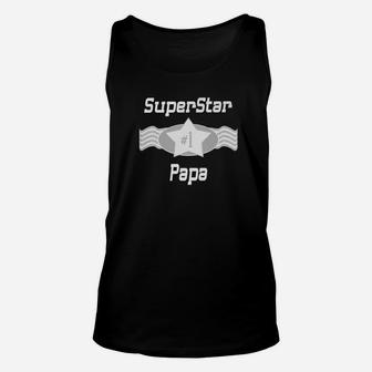Mens Superstar Papa Best Papa Ever Gifts Unisex Tank Top - Seseable