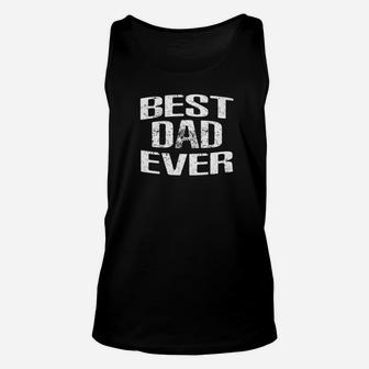 Mens Vintage Best Dad Ever Daddy Father Gift Men Unisex Tank Top - Seseable
