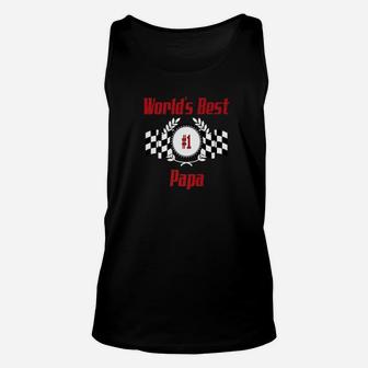 Mens Worlds Best Papa Best Papa Ever Gifts Unisex Tank Top - Seseable