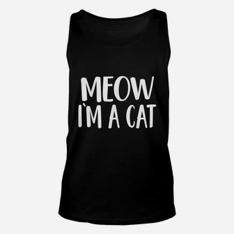 Meow Im A Cat Funny Unisex Tank Top - Seseable