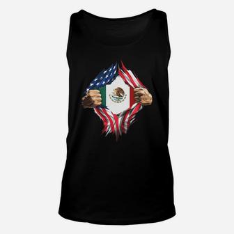 Mexican Blood Inside Me Unisex Tank Top - Seseable